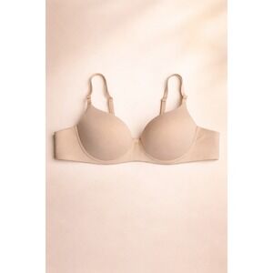 Victoria's Secret Nude Push Up T-Shirt Bra 34DDD 34F Smooth Cups